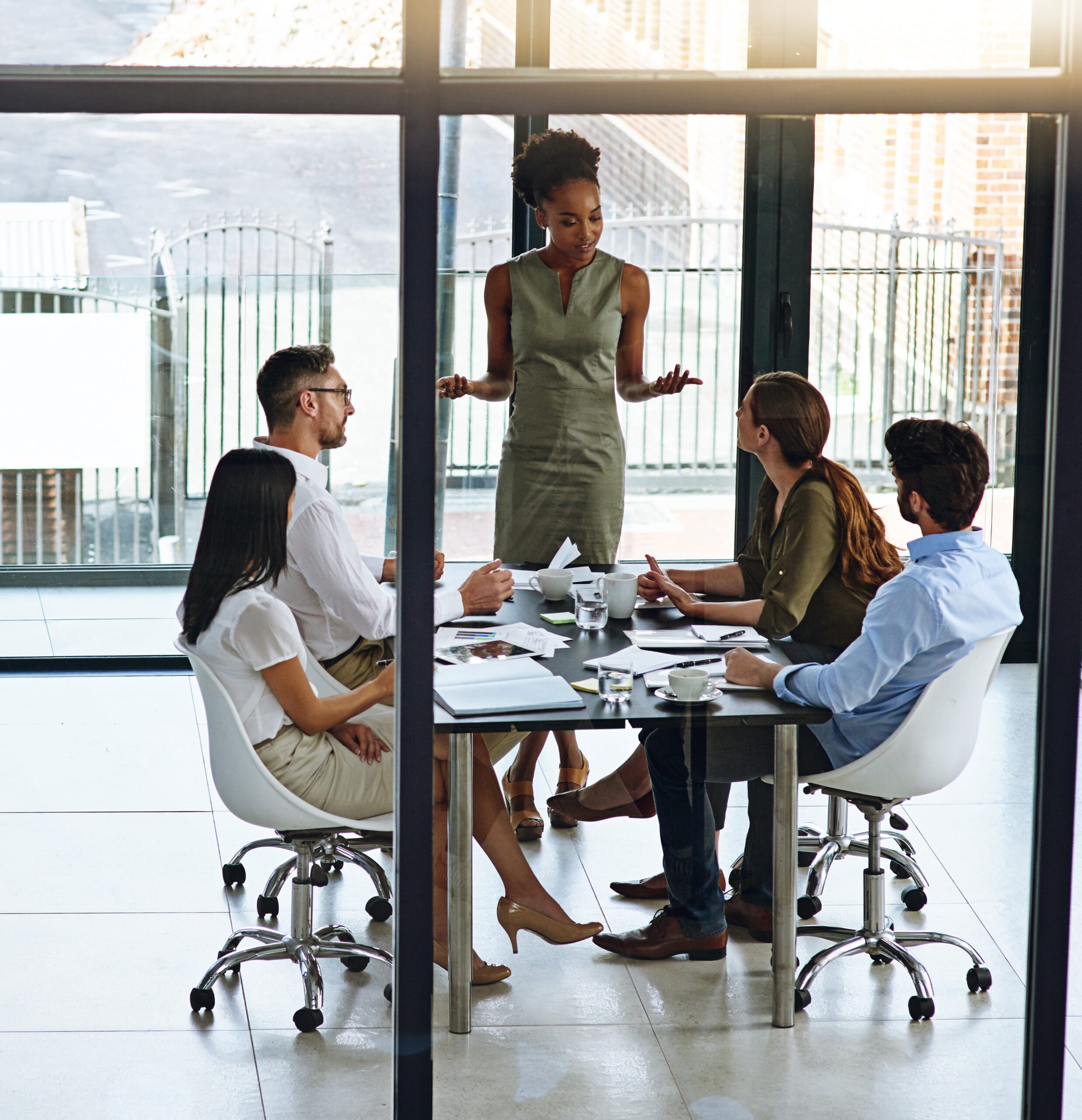 People In Conference Room